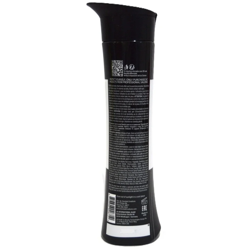 Devoted Creations All Black Everything Extreme Black Bronzer Tanning Lotion 8 oz